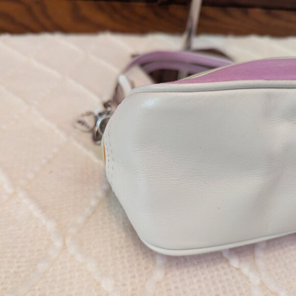 Coach striped legacy multicolor mini baguette bag - Picture 9 of 12